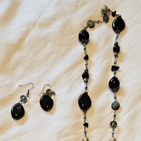Long Necklace and Earring Set - Picture 1 of 10